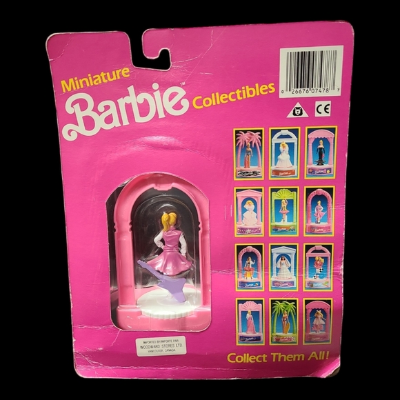 Vintage Miniature Barbie Collectibles "Sensations Barbie 1988" - Picture 4 of 13